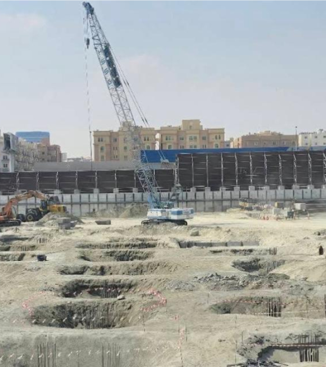 gantry & overhead crane foundation & elevation